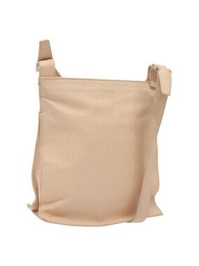 Authentic LOEWE Shoulder Bag Leather Pink